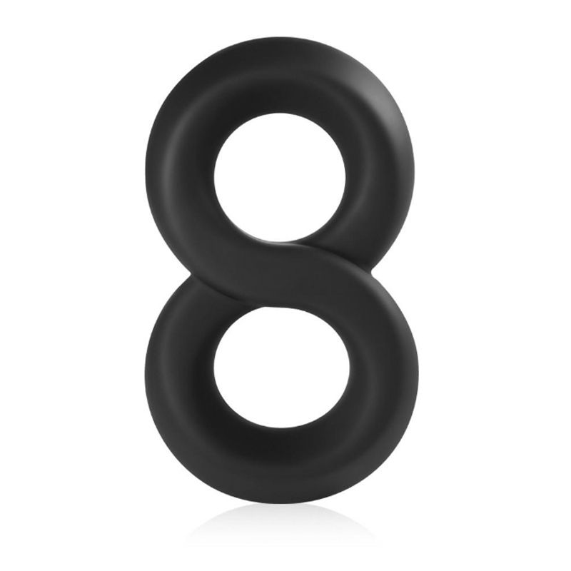 Anello per pene sesso da giocattolo sesso a caldo per uomo masturbazione (anello a 8 a forma)
